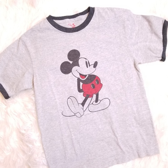 Disney Tops - Mickey Mouse Disney Gray Shirt